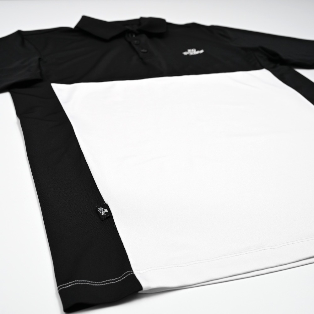100 Thieves‎ Polo Shirt Men's Medium Golf Performance Stretch Colorblock Logo
